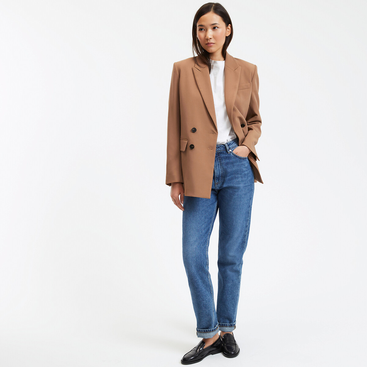 COLEÇÕES LA REDOUTE<br>Blazer de corte amplo