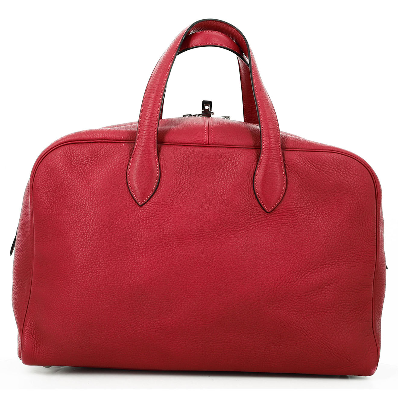 Hermès Sac à main en Cuir Victoria 40 Clémence Casaque rouge - Neuf sans étiquette - L.40 cm