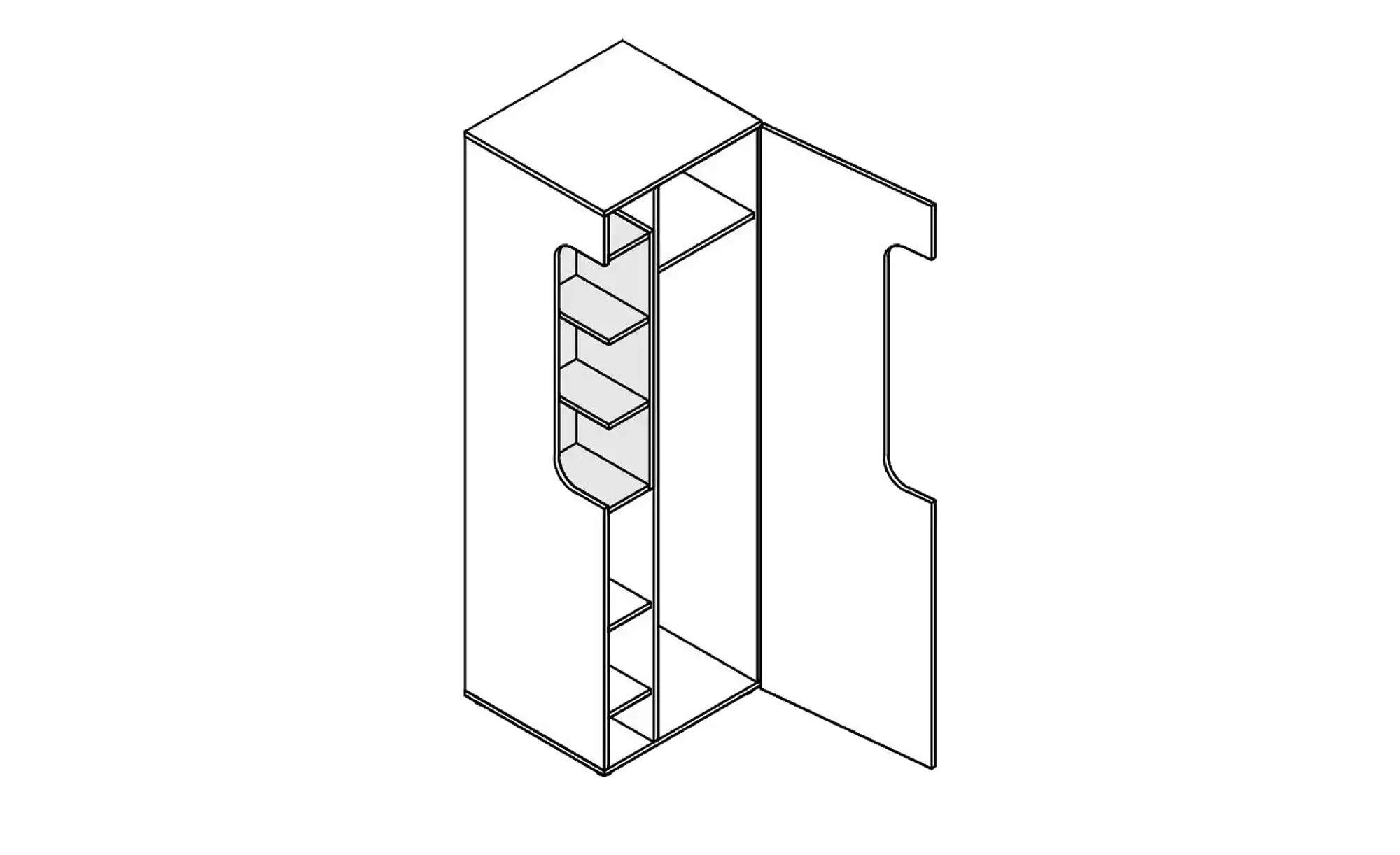 Kleiderschrank Maddox