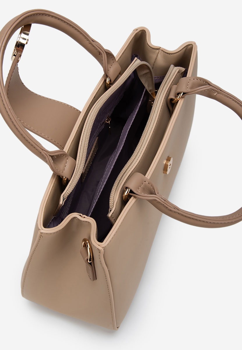 Sac à main kaki Besana