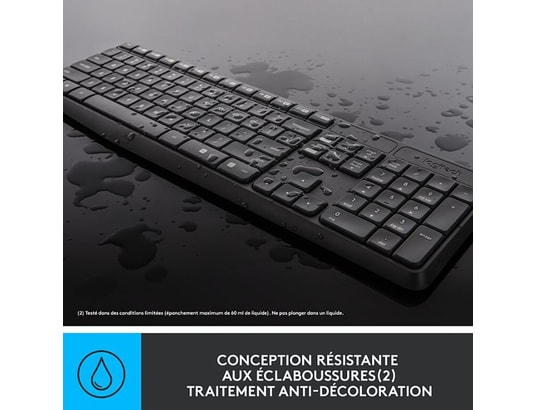 LOGITECH - Clavier souris sans fil MK235