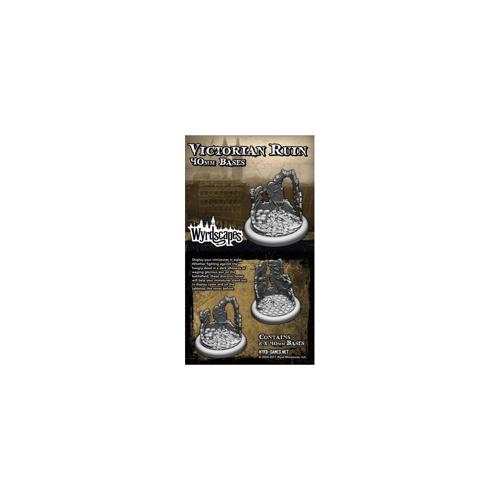 Wyrdscape Bases - 2x Victorian 40mm