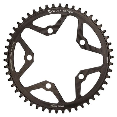 Plateau Wolf Tooth 110 BCD Gravel / CX / Road Drop-Stop B Noir