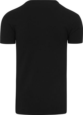 Alan Red Oklahoma T-Shirt Stretch Zwart (2-Pack) 6681/2P/99 Oklahoma T-shirt Black kopen