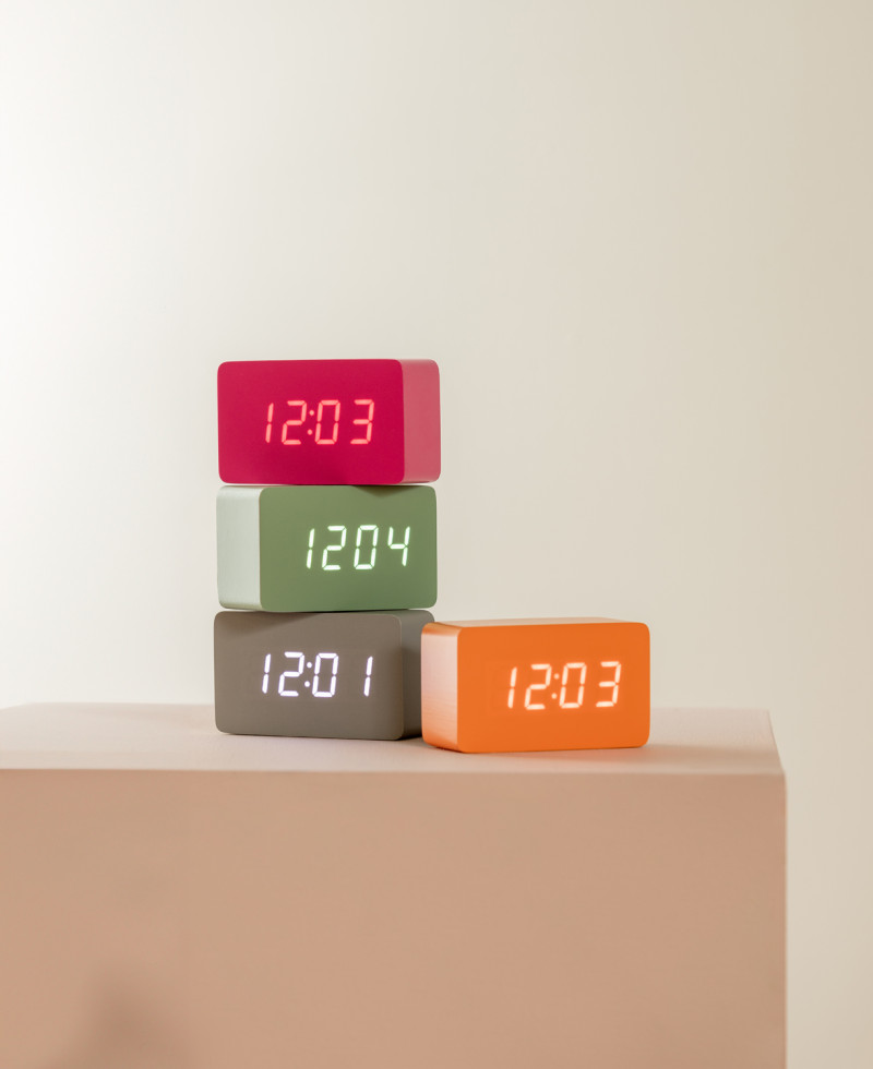 Alarm Clock Spry Tube KA5983OR Bright orange