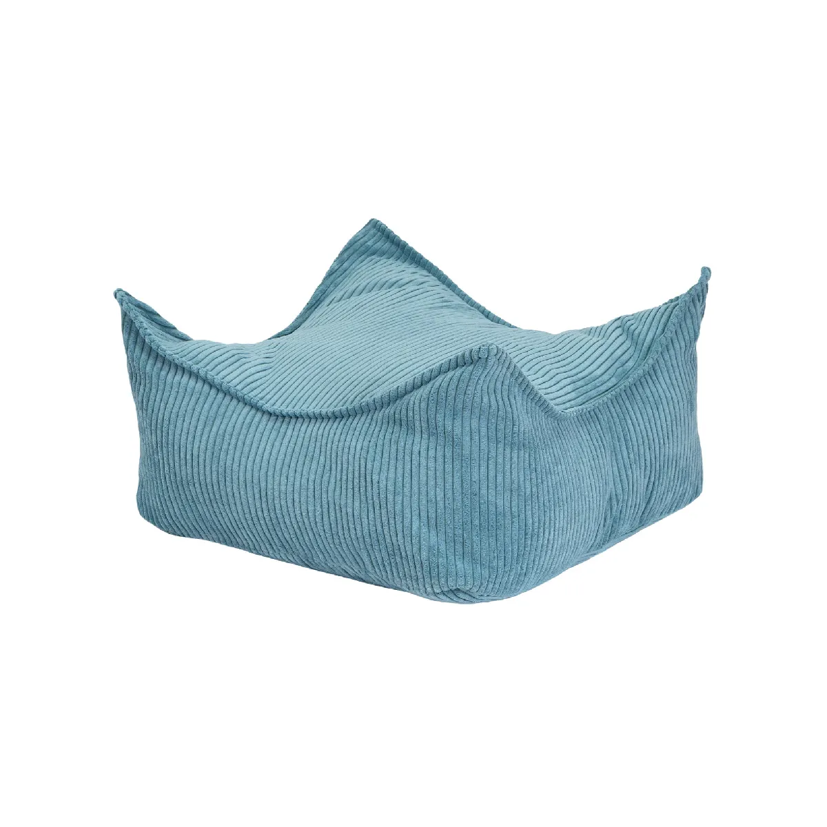 MeowBaby Pouf Carré Aesthetic - Bleu