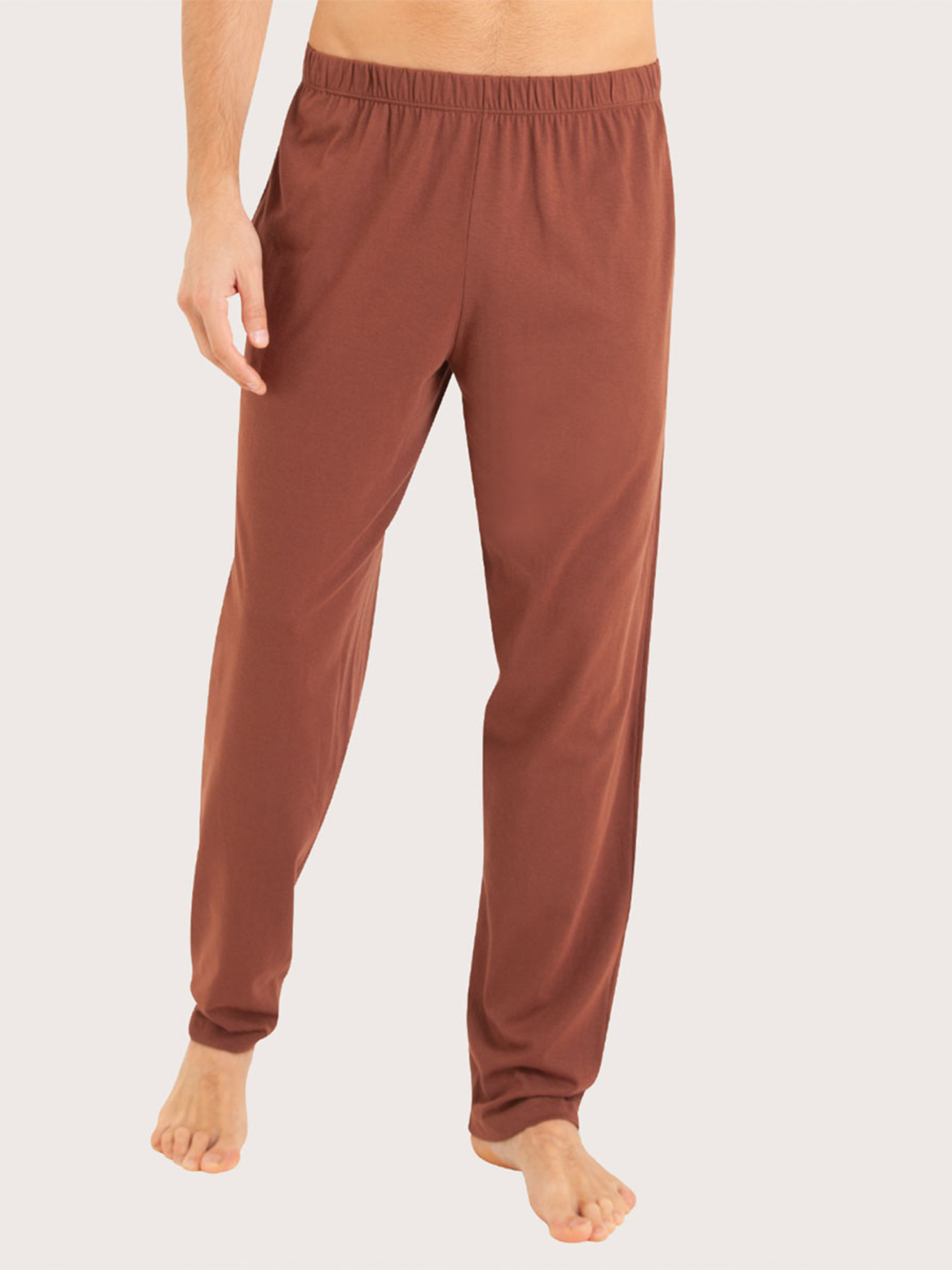 Pyjama col T en coton bio