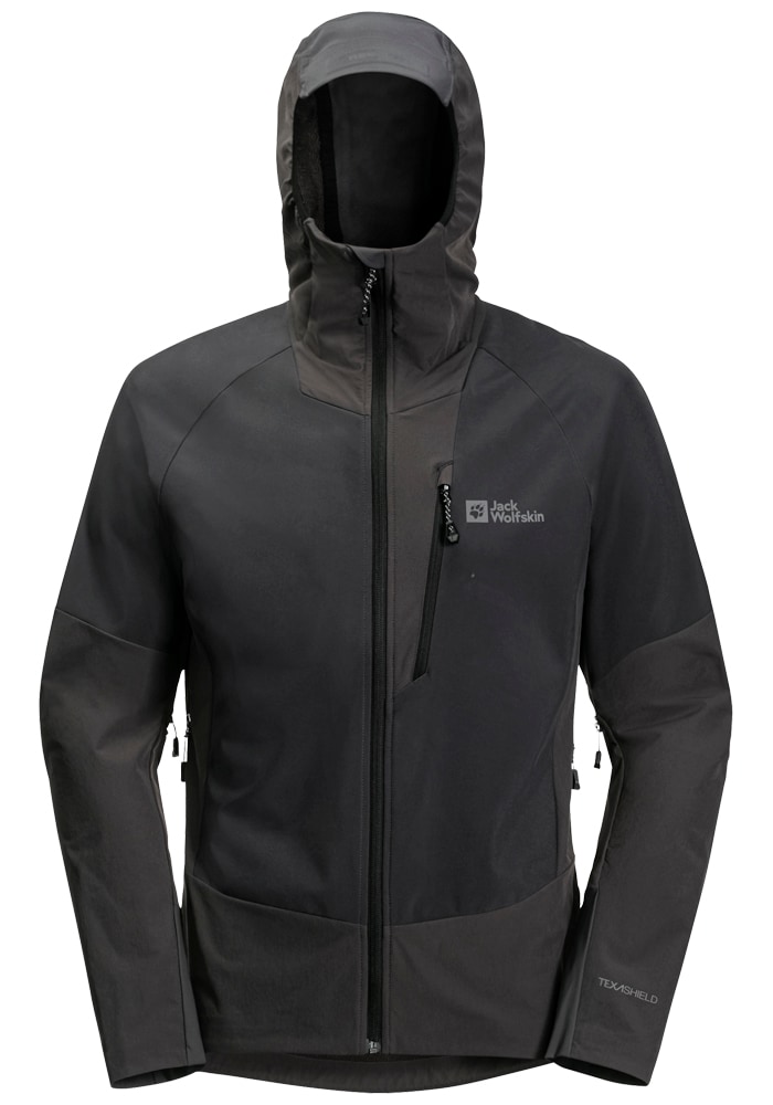 Jack Wolfskin Softshelljacke »ALPSPITZE HOODY M« mit Kapuze