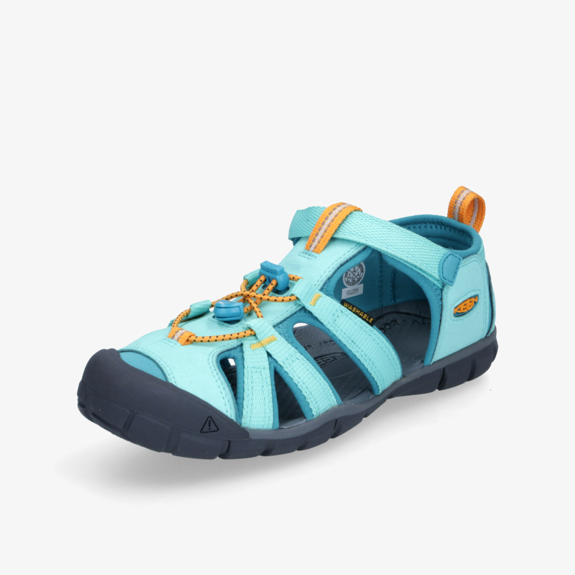 KEEN Kinder Sandalen Seacamp II CNX türkis - Jetzt bei reno.de