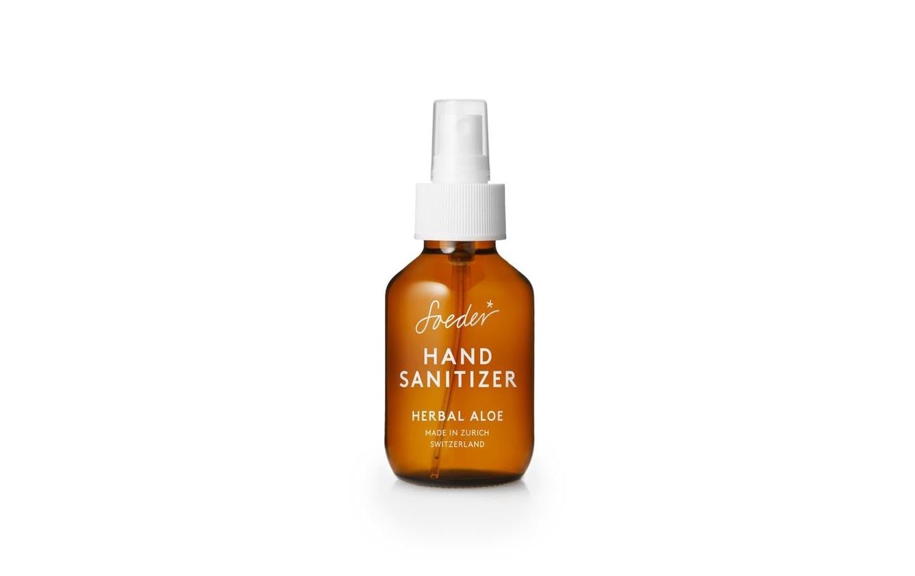 Desinfektionsmittel Natural Herbal Aloe 100 mlNatürliches Desinfektionsmittel für die Hände in Glasflasche