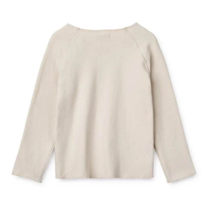 Liewood T-Shirt Coton Bio Côtelé Lolan | Ecru