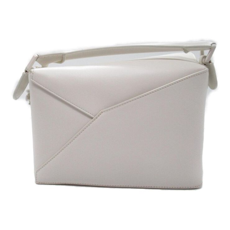 Loewe Vintage Loewe Crossbody Bag White