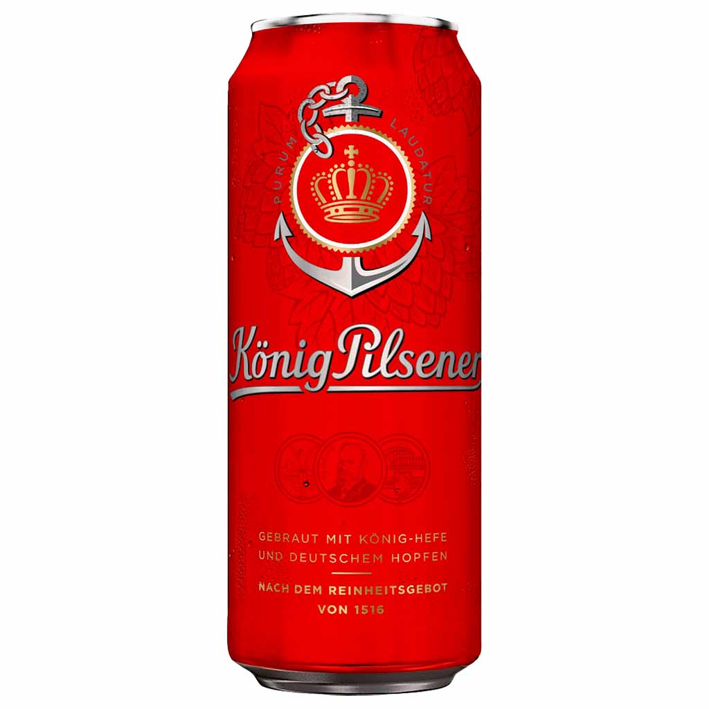 24x König Pilsener Bier je 0,5L Dosen = 12L MHD:30.9.25