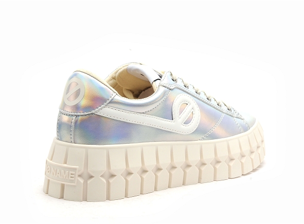 No name basses femme play sneaker argent