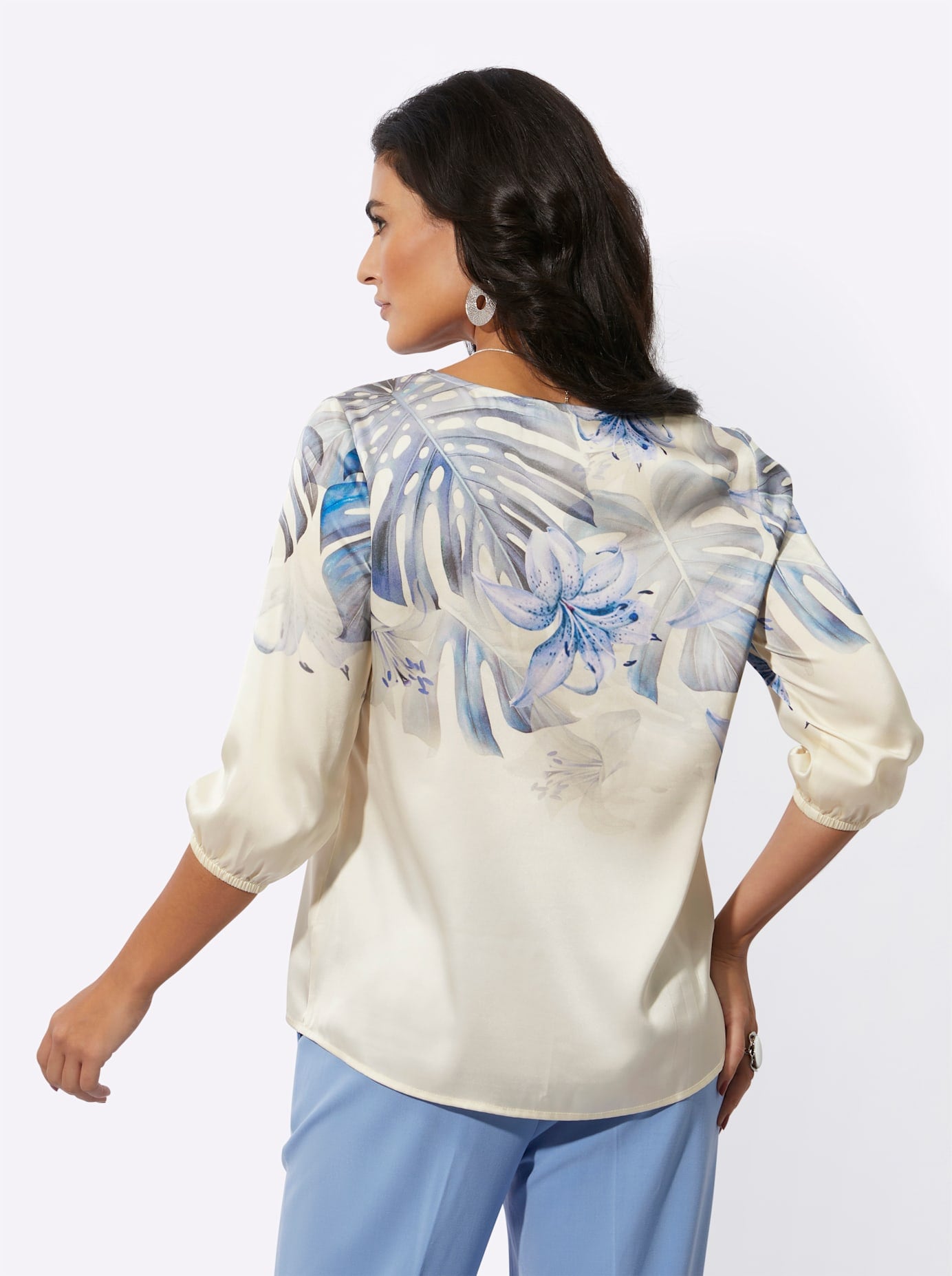creation L Satinbluse