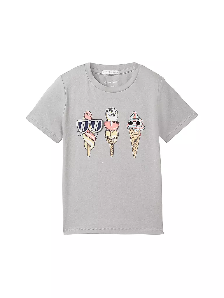 TOM TAILOR Jungen T-Shirt grau