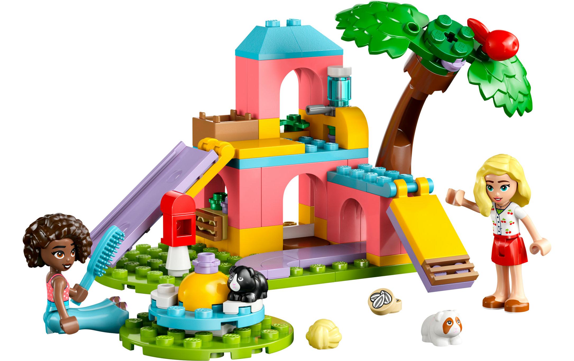 Friends Meerschweinchen Spielplatz 42640Spielplatz mit Rutsche und Karussell