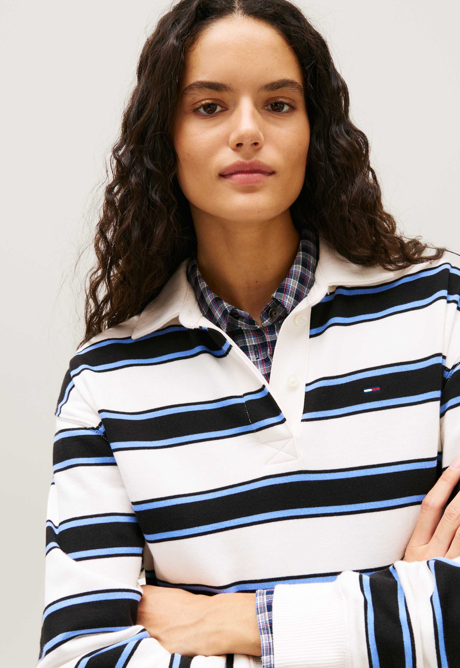 Tommy Jeans Stripe Rugby Poloshirt