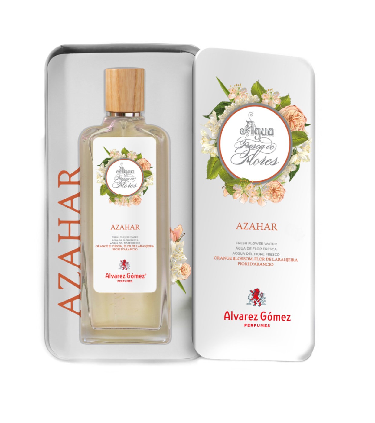 Álvarez Gómez - Lata de água de flores frescas - Flor de laranjeira