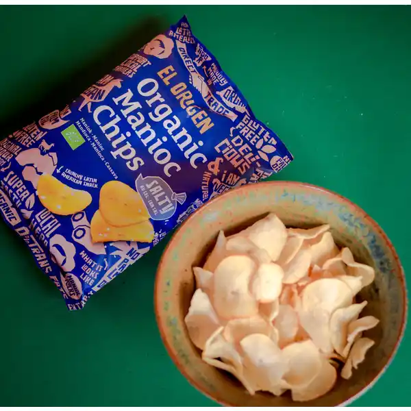 Bio Maniok Chips mit Meersalz