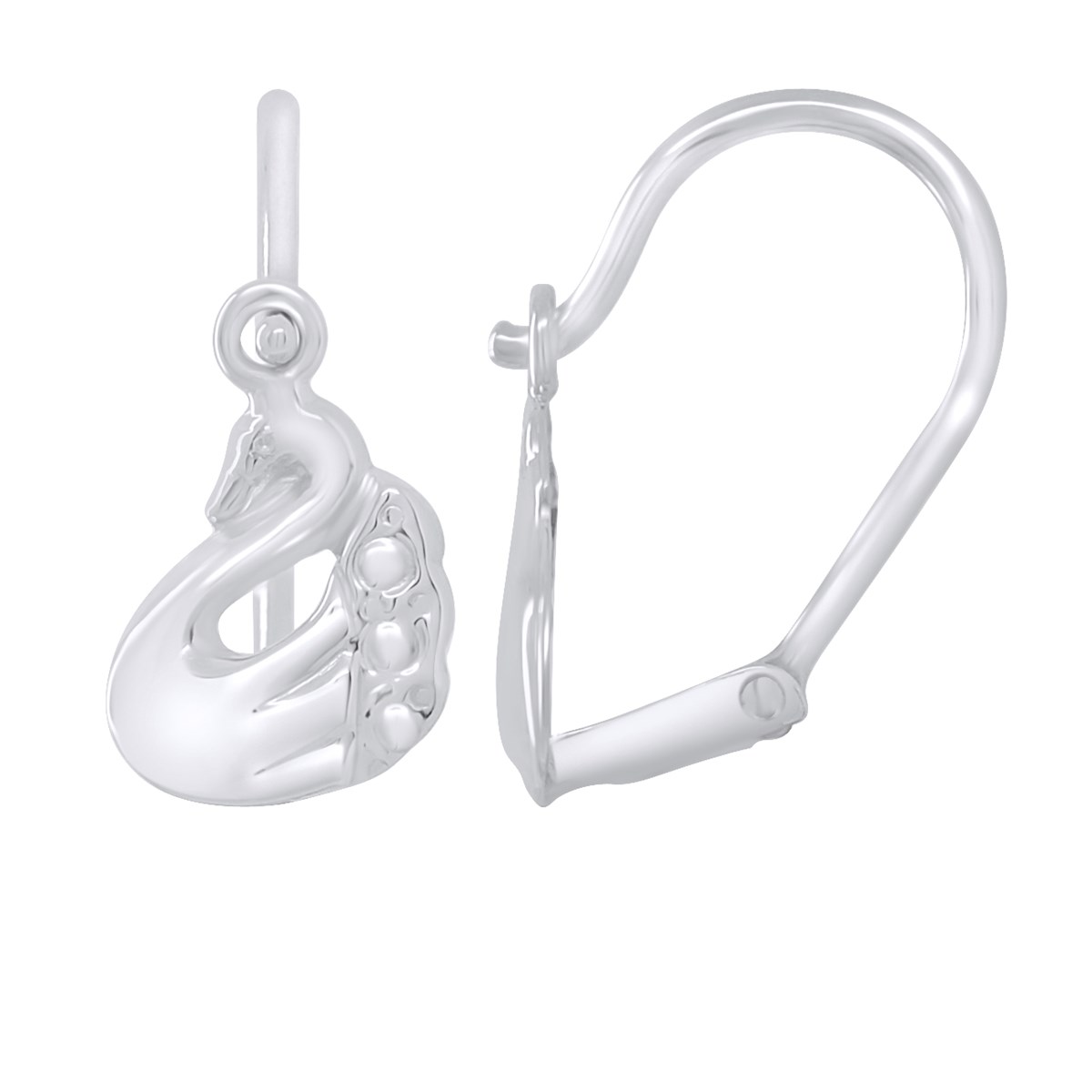 Boucles d'Oreilles CYGNE - Argent 925