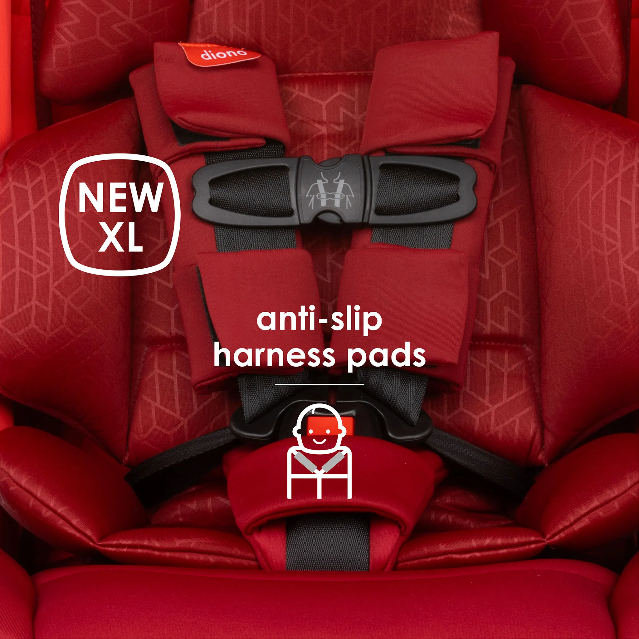 Diono Siège d'Auto Radian 3RXT - Rouge Cherry