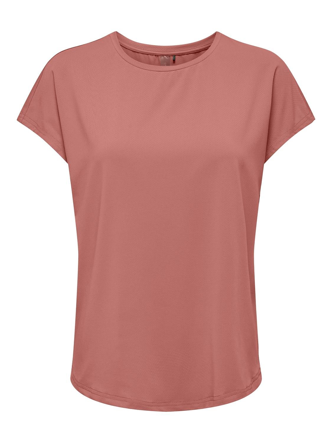 ONPAUB-MILA T-shirt Light Mahogany