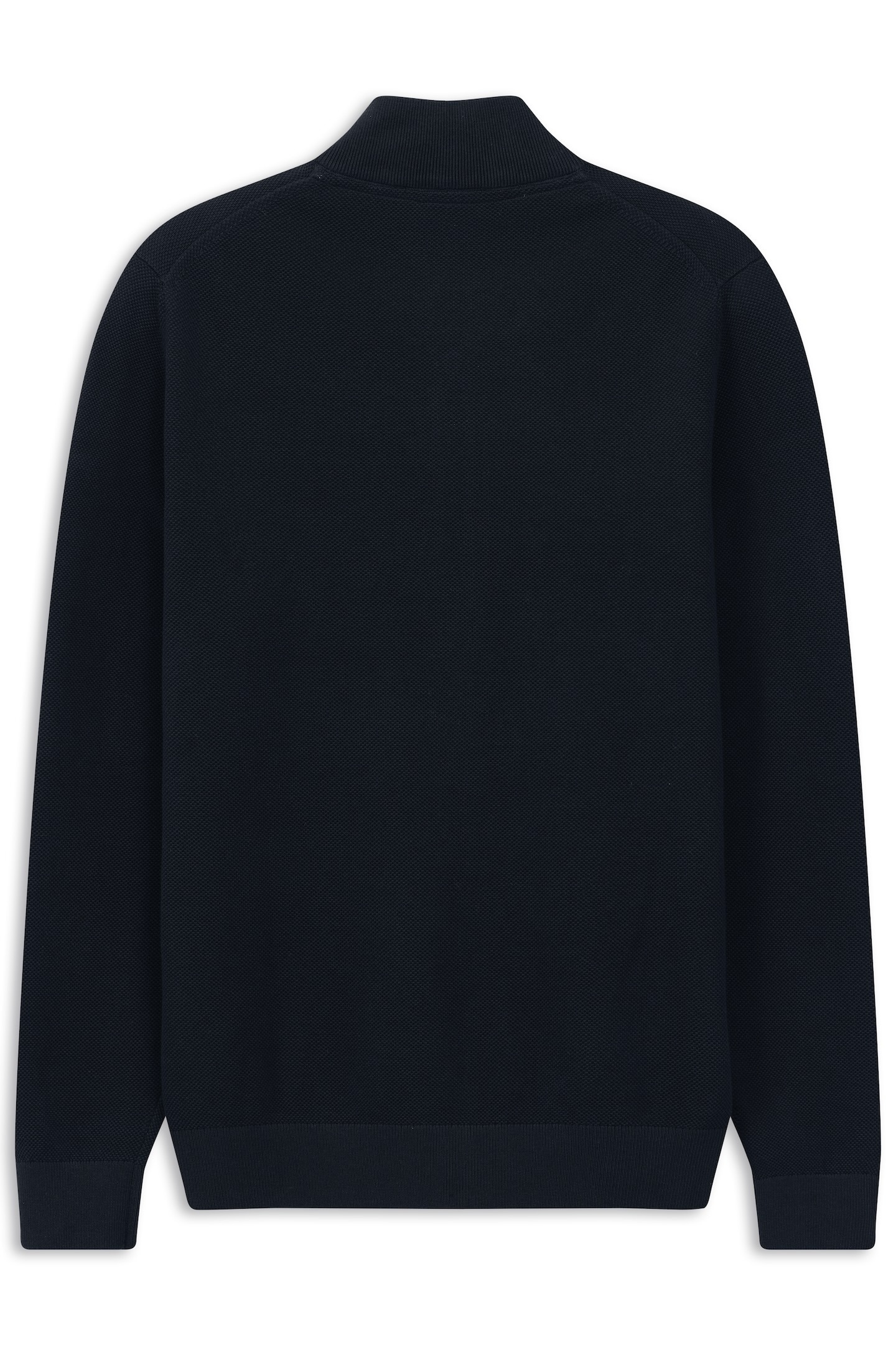bugatti Strickjacke »Basic Essential«, mit Reissverschluss