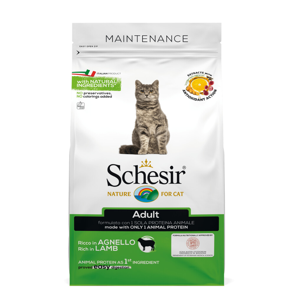 Schesir Kattenvoer Dry Maintenance Lam400 gr