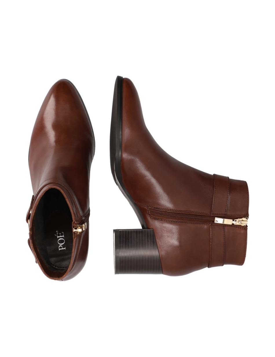 Glattleder Stiefelette
