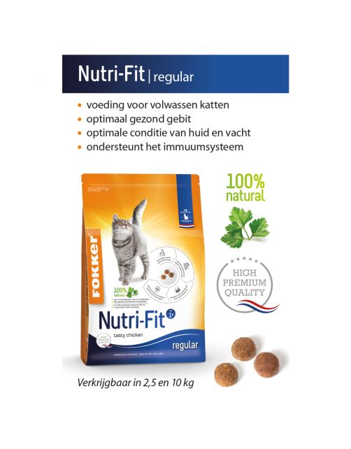 Fokker Cat Nutri-Fit Kip - Kattenvoer