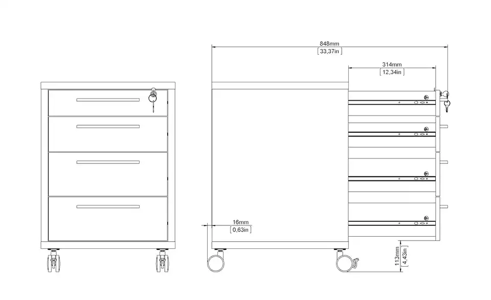 Rollcontainer Saale