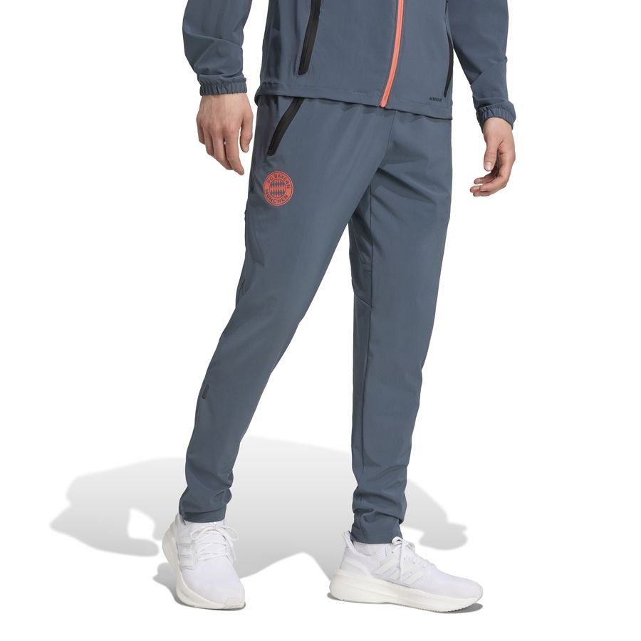 Bayern Munich Bas de Survêtement Tiro 25 Competition Vis Tech Travel - Gris/Orange