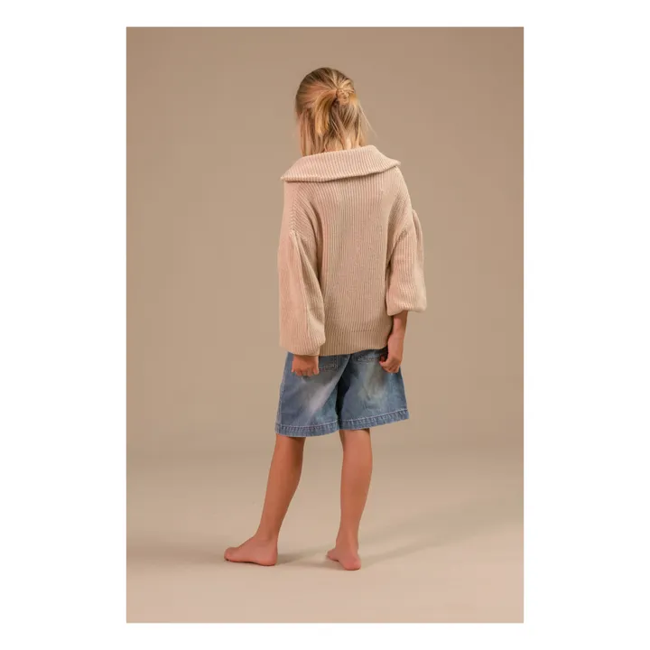 Longlivethequeen Cardigan Zippé | Ecru