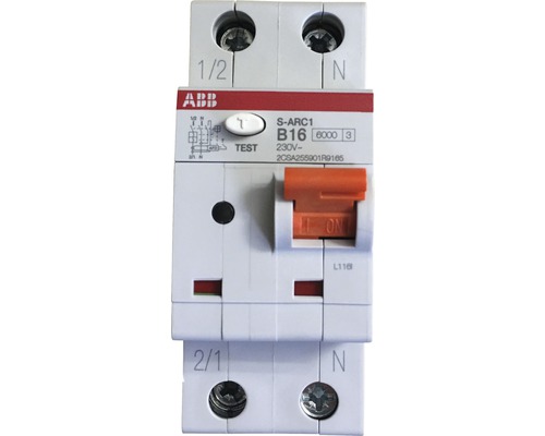 ABB S-ARC1-B16 6kA 1P+N vlamboogbeveiligingsschakelaar (AFCI)