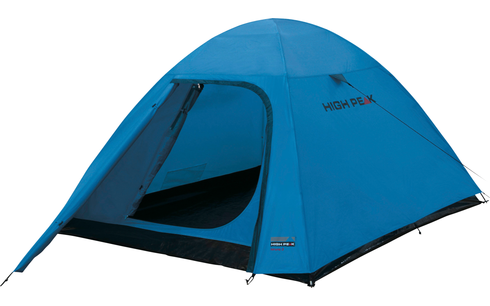 High Peak Kiruna 3 freistehendes Kuppelzelt blau/grau für 3 Personen