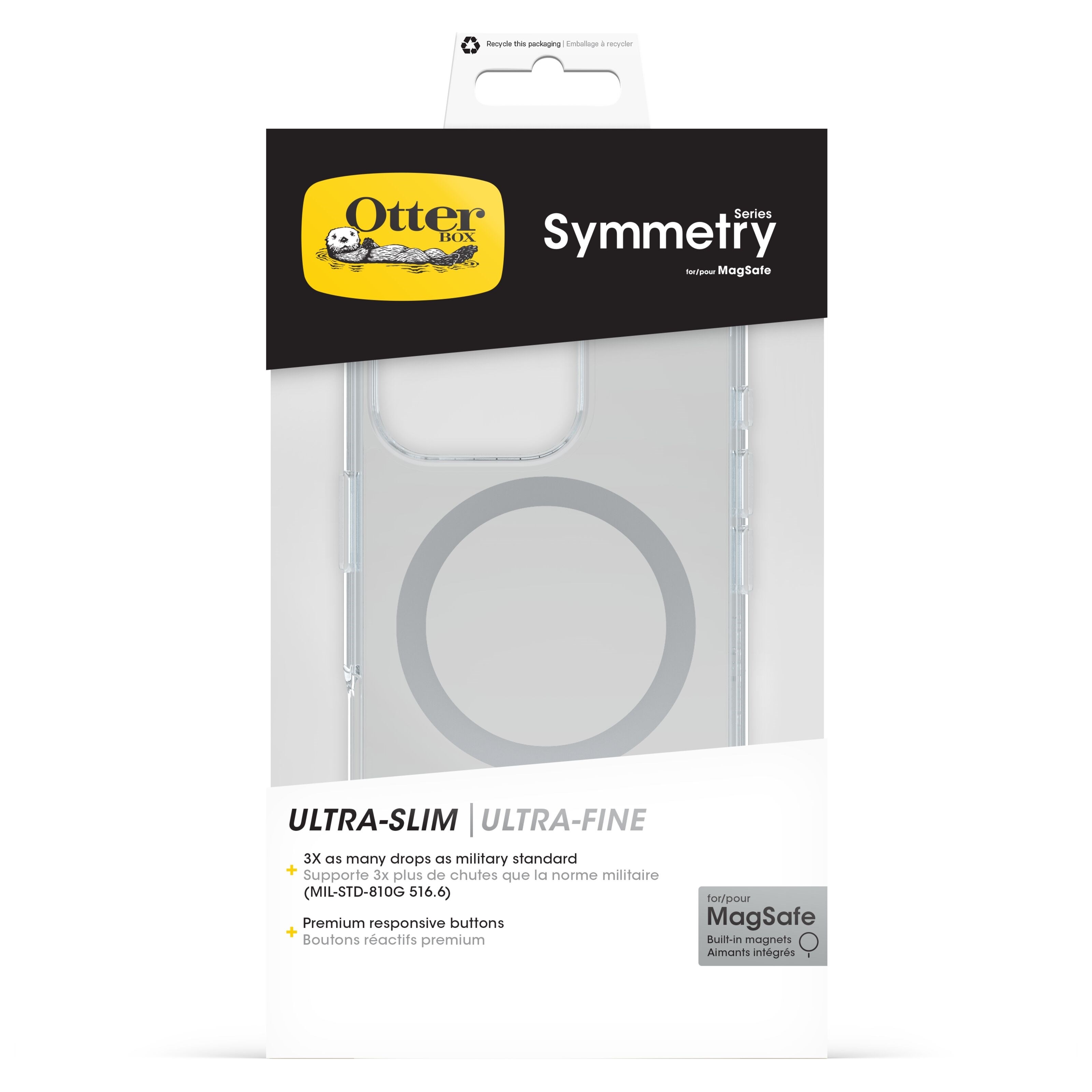 Otterbox Symmetry Magsafe for iPhone 16 Pro Klar