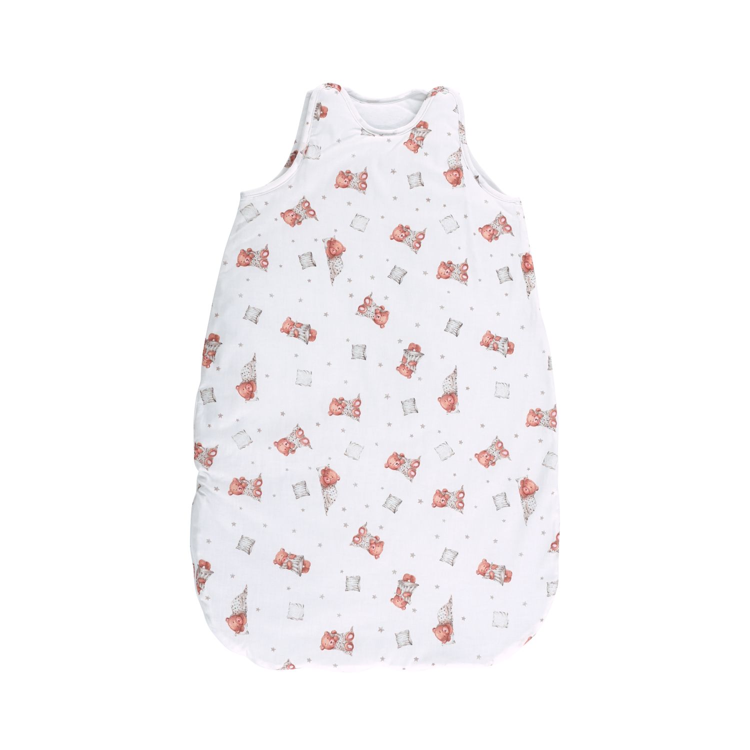 Lorelli Baby-Sommerschlafsack Summer, Länge 100 cm Breite 50 cm, 100% Baumwolle beige weiß
