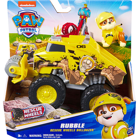 Paw Patrol Rescue Wheels Bulldozer - assorteret