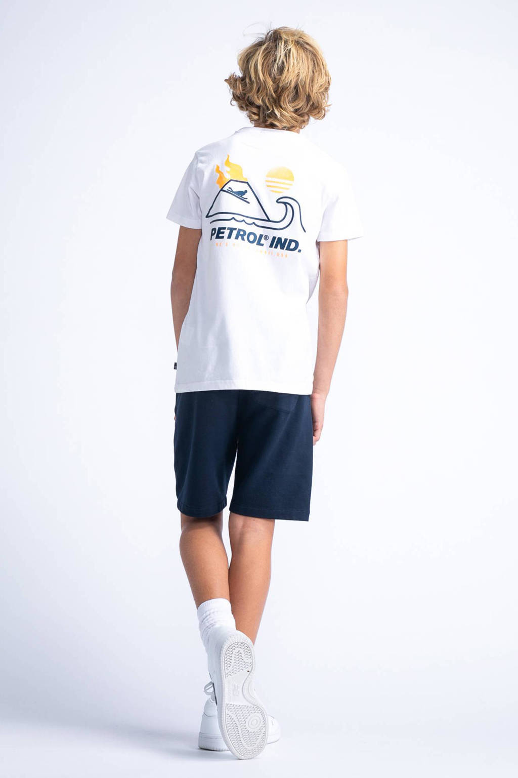 Petrol Industries T-shirt met logo wit