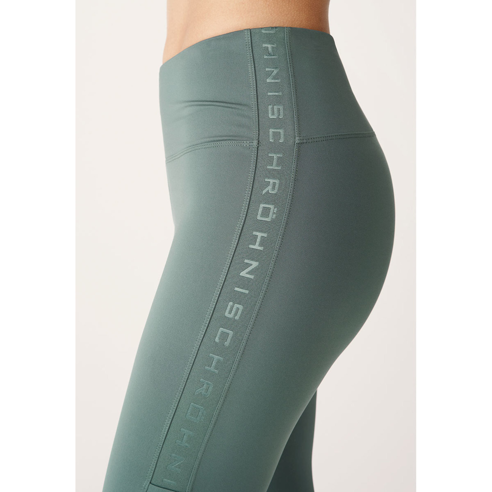 Röhnisch Kay Printed Hardloopbroek Lang Groen Dames