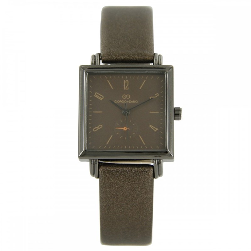 Coffret montre Femme GIORGIO bracelet Cuir Marron