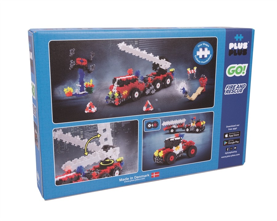Plus Plus Go - Fire and Rescue byggesæt (7009)