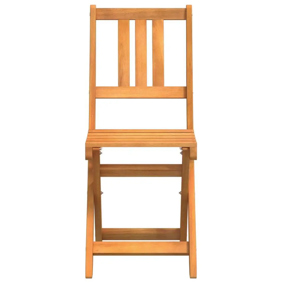 vidaXL - Tuinstoel - Bruin - Massief acaciahout - 36 x 46 x 86cm