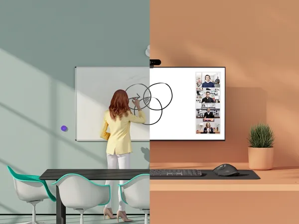 Logitech Scribe - Whiteboard-optagelseskamera - farve - 1080p
