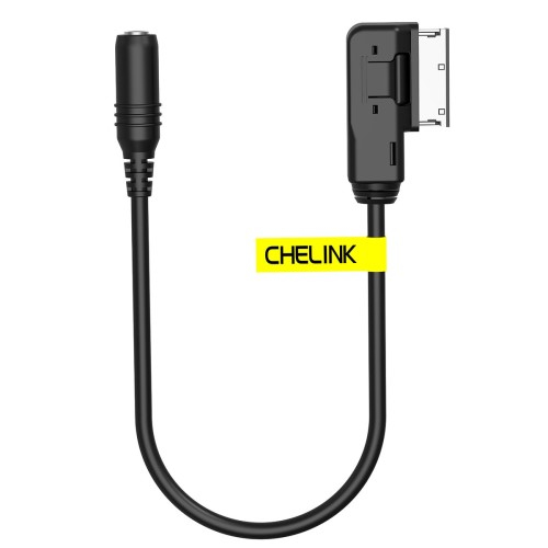 (30cm) Auto KFZ AMI MDI auf 3.5mm AUX (W) Musik Adapter Kabel Interface Konverter VW / Audi