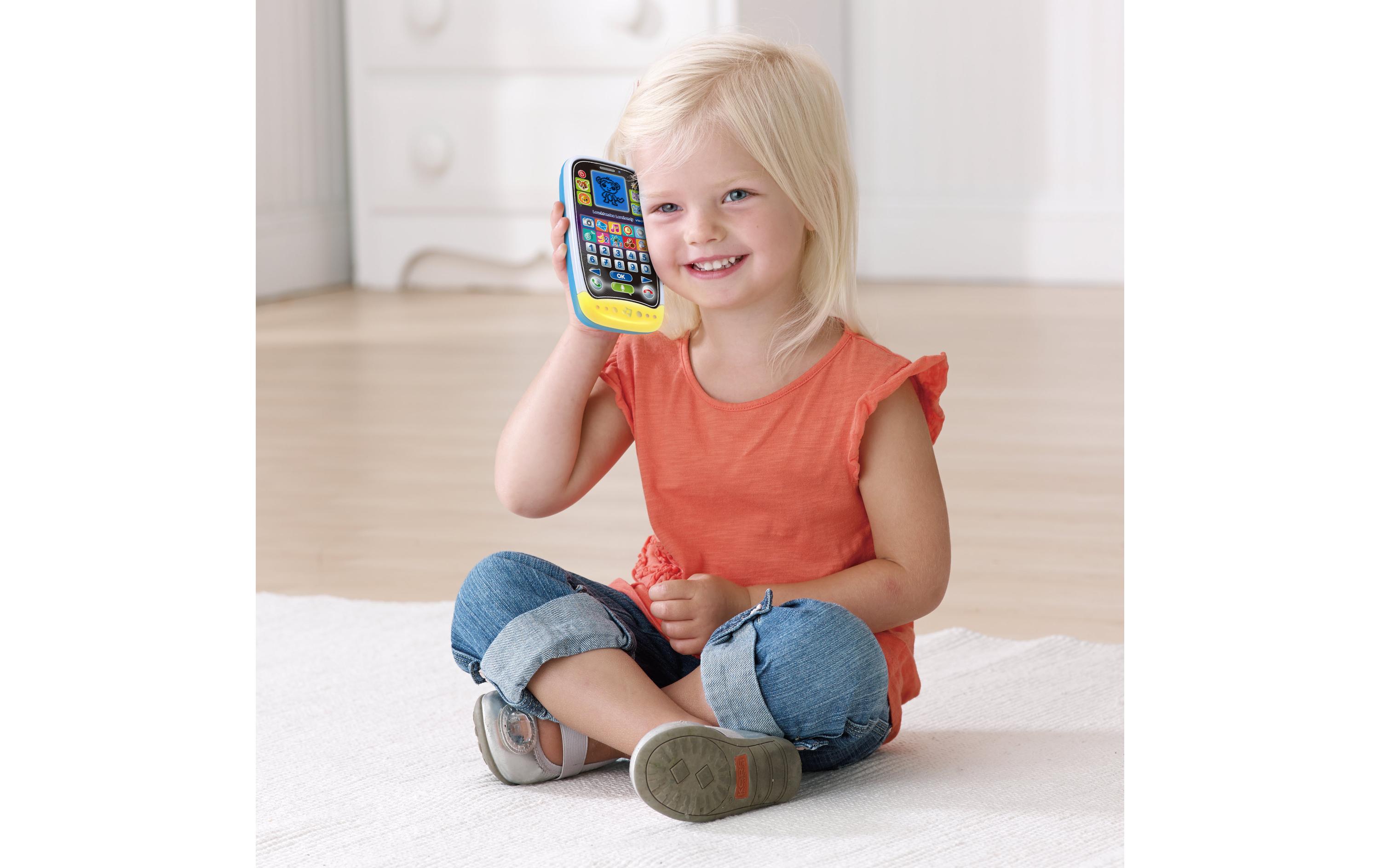 Leuchtendes Lernhandy – Smartphone MehrfarbigLernhandy mit vielen Funktionen und tollen Spielen