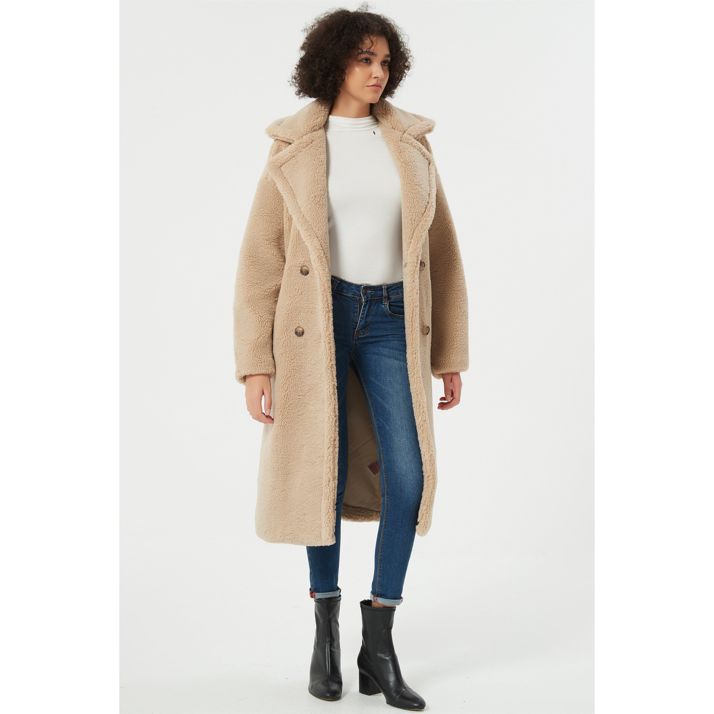 Be You B Teddy Belted Coat
