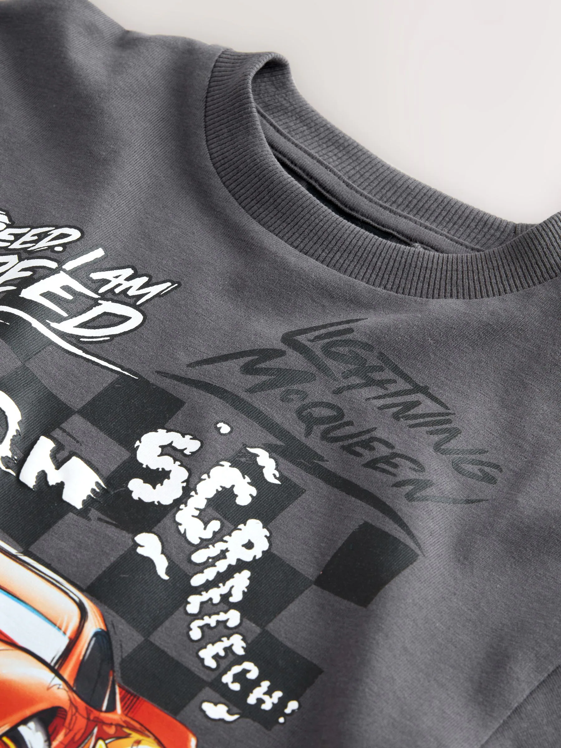 Antraciet - Disney Cars Long Sleeve T-Shirt (9mths-8yrs)