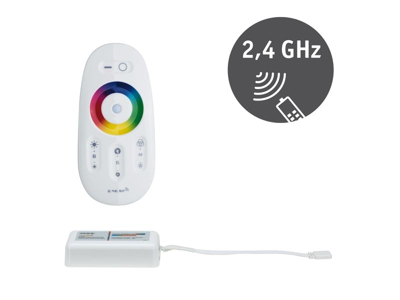 Paulmann RGB-Controller MaxLED, inkl. Fernbedienung Mehrfarbige MaxLED RGBW-Strips schalten und steuern